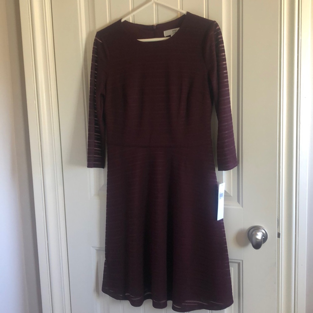 New Burgundy dress..tags still on